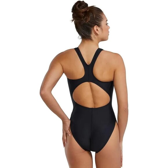 TYR Youth Solid Poly Maxback Black - Picture 2 of 4